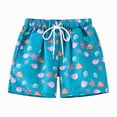 thumbnail image 1 of Ymyiu Swim Trunks Toddler Baby Boy Swim Trunks Cartoon Print Elastic Waist Swimming Shorts Beach Board Bathing Suit Swimwear 18-24 Months (Sky Blue,18-24 Months), 1 of 5