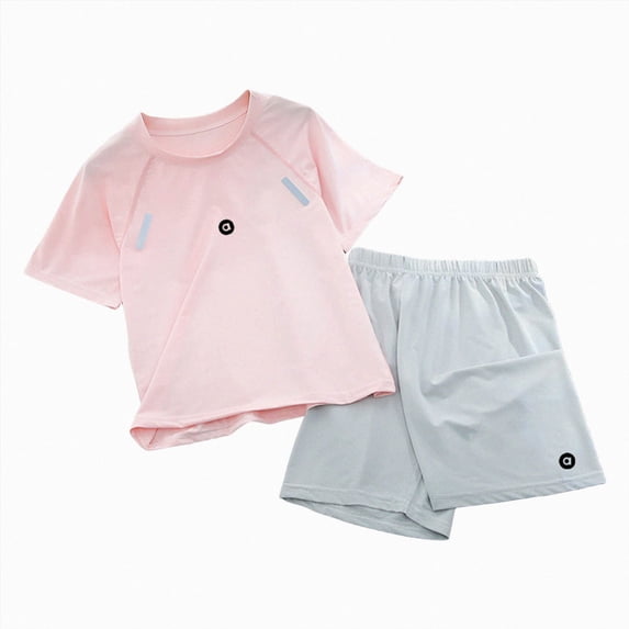 Ymyiu Toddler Boy Baseball Outfit Boys 2-Piece Tracksuit Set Short Sleeve Graphic T-Shirt & Jogger Shorts Summer Casual Outfits 4T 5T(Dark Blue, 4-5 Years)