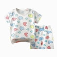 thumbnail image 1 of Ymyiu Toddler Boy Outfits Summer Teen Boys Outfit Sets Short Sleeve Top & Shorts Casual Clothes Set 18-24 Months (Light Yellow,18-24 Months), 1 of 4