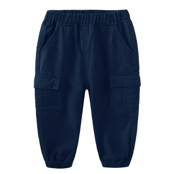 Ymyiu Toddler Boy Pants Toddler Pants Pants Toddler Boys Or Girls Little Boy Pants One Pack 4T 5T (Navy,4-5 Years)