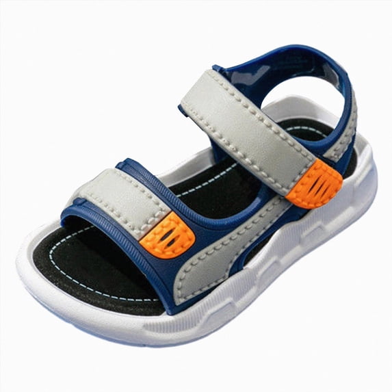 Ymyiu Toddler Boys Sandals Boys Girls Sandals Kids Athletic Summer Sports Water Shoes for Toddler/Little Kid/Big Kid Size 1.5(Blue, Big Kids 1.5)