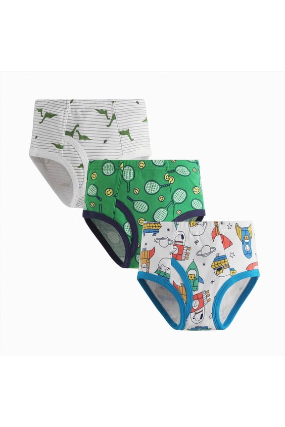 Toddler Boys Underwear Toddler Training Underwear Briefs for Boys Toilet Training Pants Boys Kid Toddler Panties Pee Pants 5T 6T(Blue, 5-6 Years)