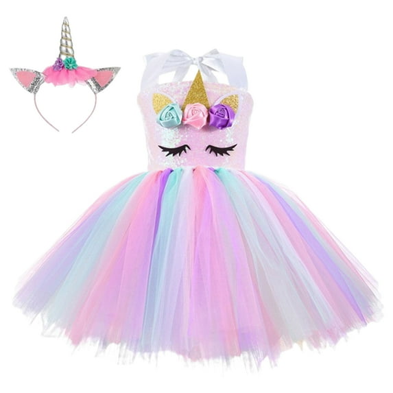 Ymyiu Toddler Girl Formal Dress Layered Tulle Ruffle Sleeveless Dress for Toddler Girls,Tutu Dress for Baby Girls Princess Dresses Size 6-8 Years (Silver,6-8 Years)