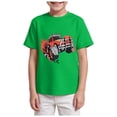 thumbnail image 1 of Ymyiu Toddler Graphic Tees Toddler Shirt Boys Girls Tshirt Little Kid Funny Cute Graphic Tee Tops 5T 6T,(Green 5-6 Years), 1 of 4