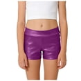 thumbnail image 1 of Ymyiu Toddler Shirts Girls Toddler Girl Shorts Pack Baby Girls Soft Elastic Waist Casual Playing Shorts Summer Short Pants 4T 5T (Purple,4-5 Years), 1 of 6