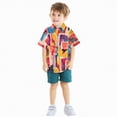 thumbnail image 1 of Ymyiu Toddler Shirts Short Sleeve Baby Boy Clothes Button Down Short Sleeve Shirts Shirt Tops Summer Clothes 12-18 Months(Red, 12-18 Months), 1 of 5