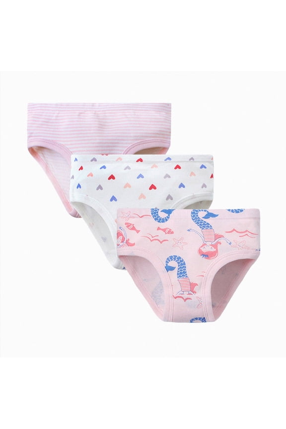 Underwear Toddler Girl Girls Underwear, Toddler Underwear, Cute Floral & Bear Print Girls Panties 18-24 Months(White, 18-24 Months)