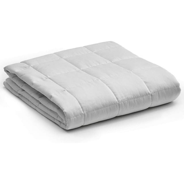 YnM Original Cotton 48 x 72 In 20 Pound Weighted Blanket for Twin and
