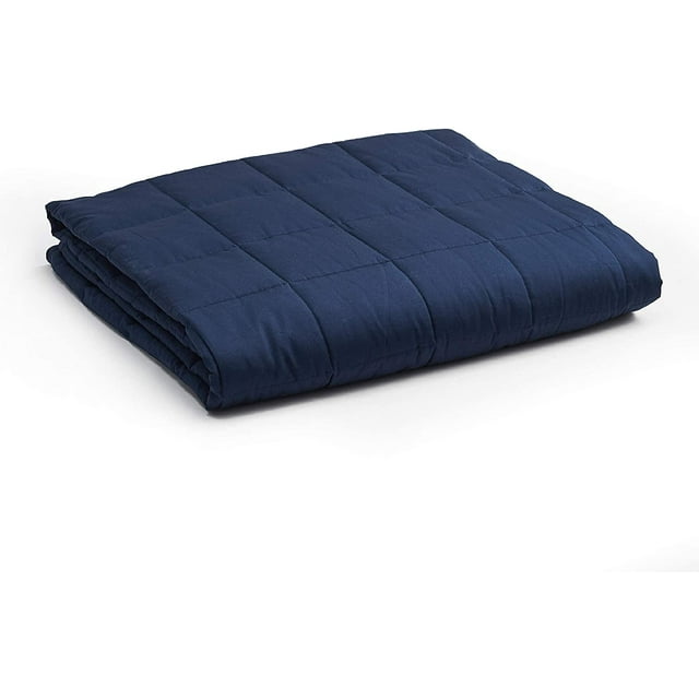 YnM Original Cotton 48 x 72 In 20 Pound Weighted Blanket for Twin and