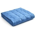 thumbnail image 1 of YnM Original Cotton 60 x 80 In 20 Lb 2 Person Weighted Blanket for Queen & King Beds, Monaco Blue, 1 of 7