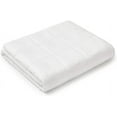 thumbnail image 1 of YnM Original Cotton 60 x 80 Inch 22 Pound Weighted Blanket for Queen & King Beds, White, 1 of 6