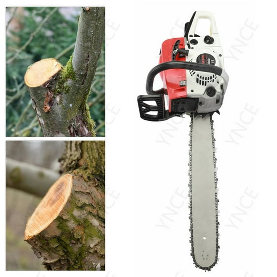 Ynce 20" Gas Chainsaw 58cc 2-Stroke Gas Powered Chainsaws, Cordless Chain Saw with Loop Handle for Wood Cutting and Tree Trimming, Low Emissions & Easy Maintenance