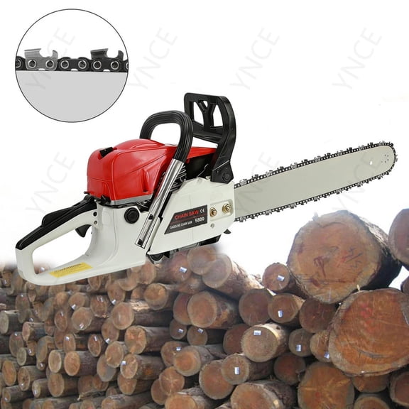 Ynce 20 in. 58 cc Gas 2-Stroke Top Handle Chainsaw