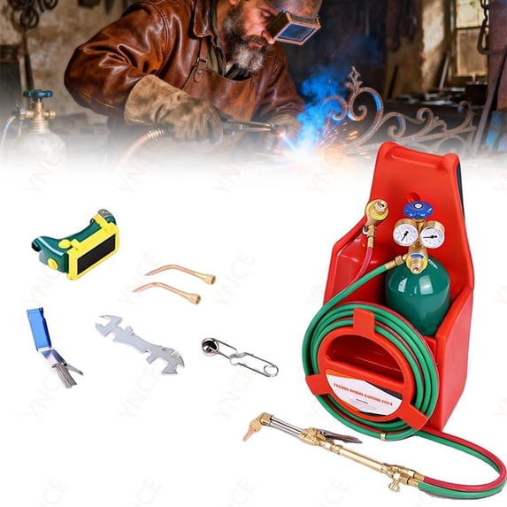 Ynce Portable Oxygen Acetylene Torch Kit, Professional Oxy - Acetylene ...