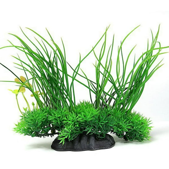Ynlkorvg Aquarium Accessories Clearance, Emulational Aquarium Plastic Leaf Long Decor Green 20Cm Aquarium Accessories Home Decor Green