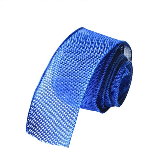 Ynlkorvg Ribbon Clearance, 1 Roll Yard Independence Wire Edge Ribbon Patriotic Theme Ribbon Features: Wrapping Paper Blue