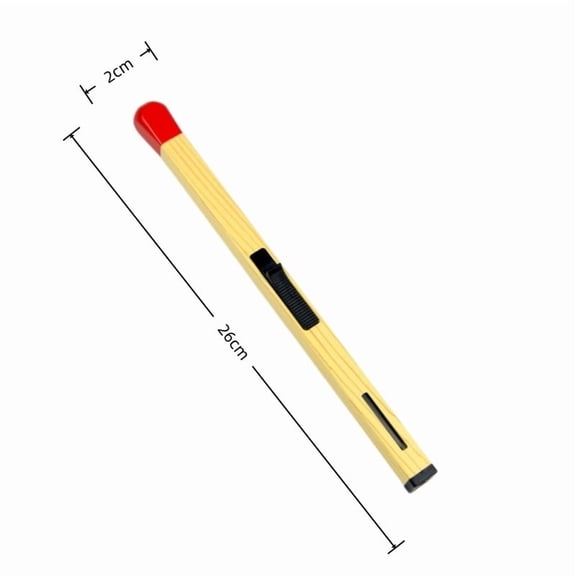 Ynsdnzl Long Wooden Handle Match Stick Lighter, Windproof Flexible Neck Fire Starter for Candle, Fireplace and Christmas Home Decoration Accessory