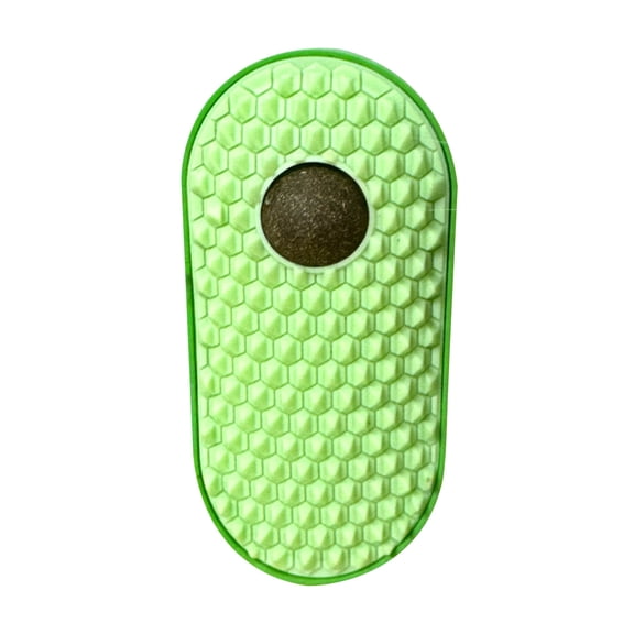 Ynsdnzl Pea Shape Cat Self-Support Scratch And Itch Toy, Self-Grooming Brush For Loose Hair Removal, Interactive Massage Brush Grooming Toy For Home