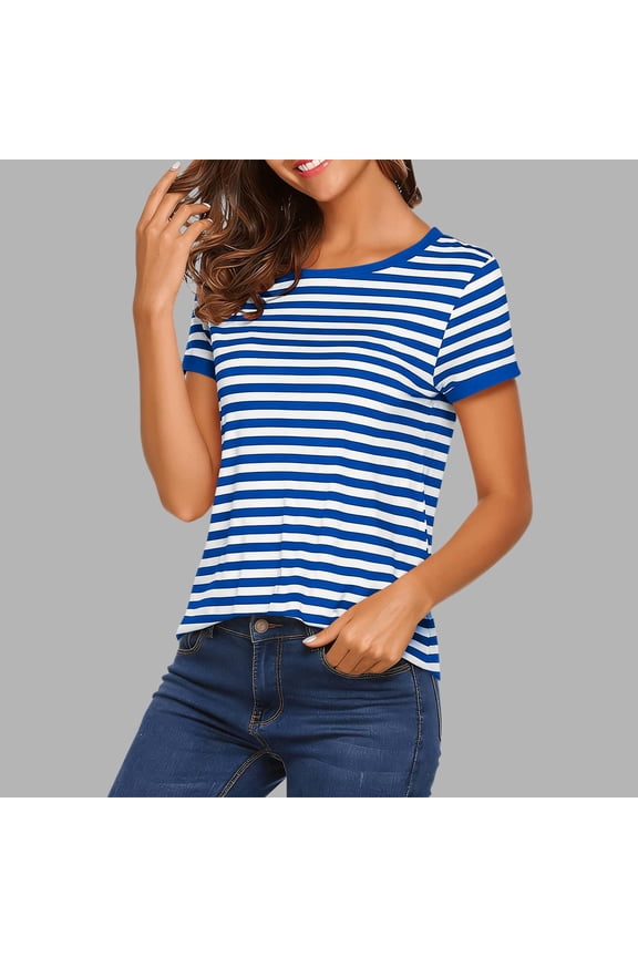 Womens Top Summer Casual Tee Tops T Shirts Loose Fit Short Sleeve Graphics Basic Tee Y2K Vacation 2026