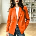 thumbnail image 1 of Ynynloco Blazers for Women Business Casual Long Sleeve Button Down Open Front Suit Jacket Dressy Work Blazer with Pockets Winter Fall Outfits, 1 of 5