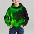 thumbnail image 1 of Ynynloco Boys Hoodies 3D Graphic Size 4-14 Years Pullover Hooded Sweatshirt Casual Long Sleeve Lightweight Kids Patchwork Fashion Clothes, 1 of 7
