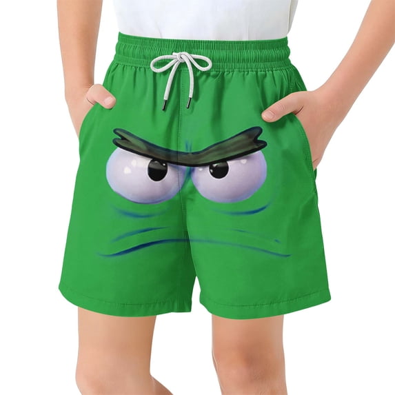 Ynynloco Boys Swim Trunks Soft Boxers Lined no Chafe Swimsuit Bathing Shorts Sandless Quick Dry Functional Drawstring
