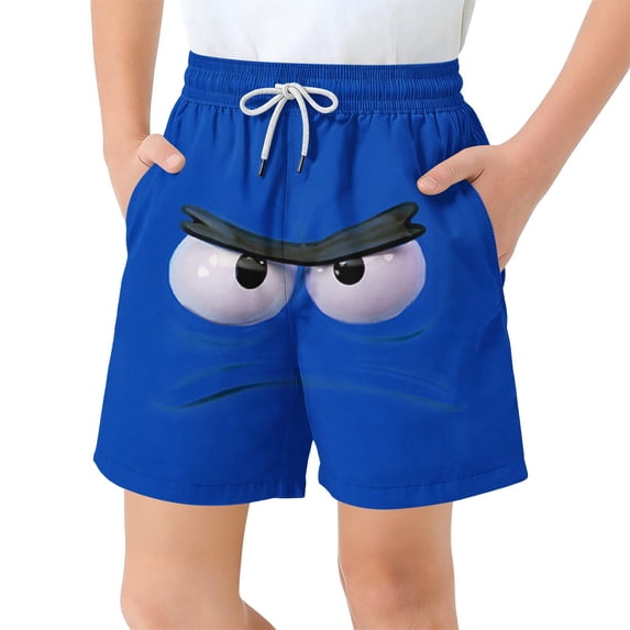 Ynynloco Boys Swim Trunks Soft Boxers Lined no Chafe Swimsuit Bathing Shorts Sandless Quick Dry Functional Drawstring