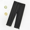 thumbnail image 1 of Ynynloco Girls Leggings Pant Loose Straight High Waist Spring Summer Lightweight Dress Pant for Kids 2-9Y, 1 of 5