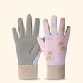 thumbnail image 1 of Ynynloco Kid Winter Cartoon Gloves with Grip - Boy Girl Wram Thermal Ski Touch Screen Outdoor Bike Mittens 3-12 Year, 1 of 8