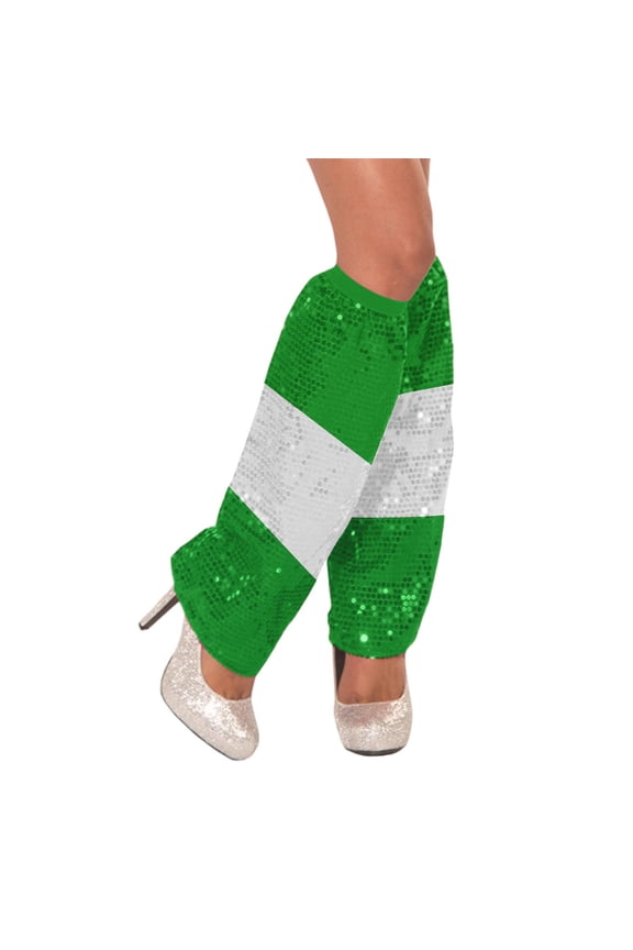 Mardi Gras Leg Warmers for Women Men Gras Leg Covers Festival Party Costume Accessories