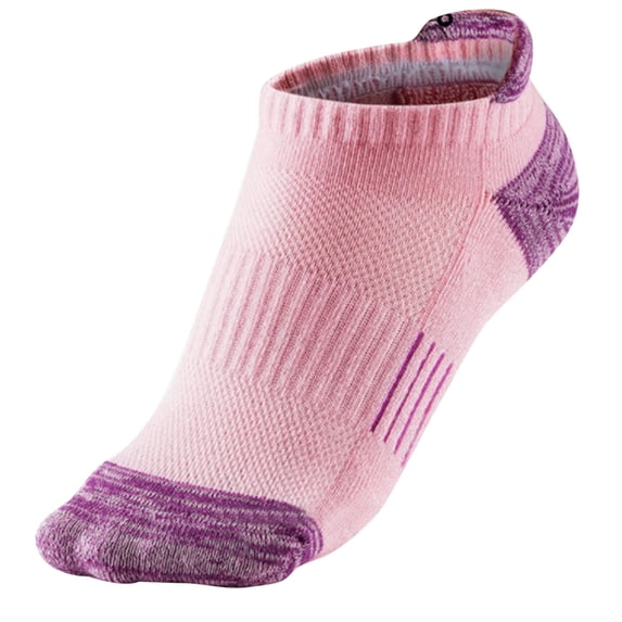 Ynynloco Men & Women Ankle Socks Anti-blister Thick Cushioned Cotton Breathable Wicking Hiking Athletic Running Socks