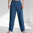 thumbnail image 1 of Ynynloco Men's Breakaway Pants 2 Side Snap Open Bottom Elastic waistband Trousers Lightweight Athletic Pants, 1 of 6