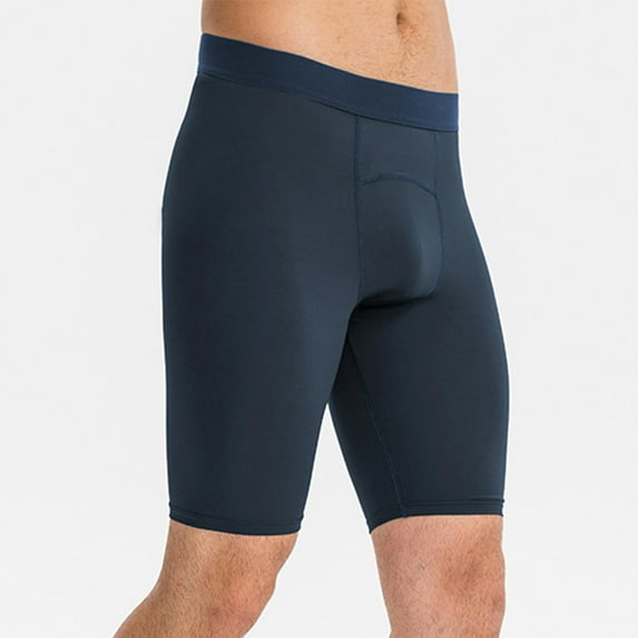 Ynynloco Men's Compression Shorts – Quick Dry Athletic Performance Underwear with Support for Running & Workout