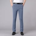 thumbnail image 1 of Ynynloco Men’s Slim Fit Dress Pants, Expandable Waist Flat Front Wrinkle-Free Trousers for Business Casual, Office, Wedding, 1 of 8