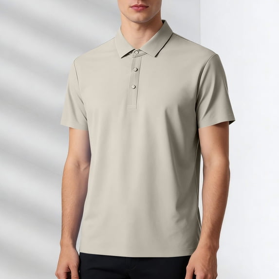 Ynynloco Mens Polo Shirts Quick Dry Short Sleeve Golf T Shirt Moisture Wicking Casual Workout Business Golf Tops
