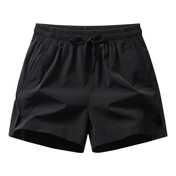 Ynynloco Mens Shorts 5 Inch Lightweight Drawstring Waist Athletic Shorts Summer Quick Dry Beach Gym Workout Running Casual Shorts