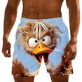 thumbnail image 1 of Ynynloco Mens Swim Trunks Quick Dry Board Shorts, Breathable Fit Print Beach Shorts Swimwear Bathing Suits, 1 of 5