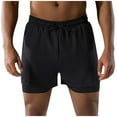 thumbnail image 1 of Ynynloco Mens Swim Trunks with Compression Liner Quick Dry Double Layer Quick Dry Swim Shorts Swimsuit, 1 of 4