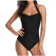 thumbnail image 1 of Ynynloco One Piece Bathing Suit for Women Vinatge Womens Swimsuits Tummy Control Slimming Athletic Womens Swimwear, 1 of 6