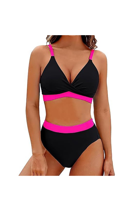 Plus Size Womens Bikini Sets High Waisted Swimsuit Bikini Bathing Suit for Women Two Pieces Swimwear, Swim Suits for Women 2025