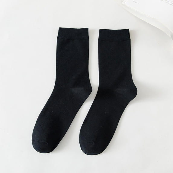 Ynynloco Unisex Crew Athletic Socks Men & Women with Combed Cotton Moisture Wicking Breathable Performance