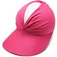 thumbnail image 1 of Ynynloco Wide Brim Structured Sports Sun Visor Hats for Women - Quick Dry Lightweight Adjustable Ponytail Sun Hat for Tennis Pickleball Golf Beach, 1 of 4