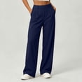 thumbnail image 1 of Ynynloco Wide Leg Pants Woman Pull on Stretchy Work Palazzo Dress Pants High Waisted Business Casual Slacks Trousers, 1 of 9