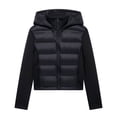 thumbnail image 1 of Ynynloco Women Lightweight Down Puffer Jacket, Women Hooded Packable Winter Jacket with Neck Support, 1 of 8