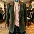thumbnail image 1 of Ynynloco Women's Corduroy Blazers Jackets Dressy Casual Long Sleeve Lapel Fall Winter Professional Work Business Outerwear, 1 of 9
