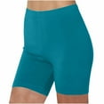 thumbnail image 1 of Ynynloco Women's High Waisted Athletic Yoga Shorts, Sexy Basics Women's Cotton Stretch Active Slip Shorts, Workout Shorts, 1 of 5