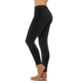thumbnail image 1 of Ynynloco Women's Leggings Stretchy High Waist Yoga Cropped Lace‑Up Ankle Leggings Buttery Soft Workout Leggings Pant, 1 of 8