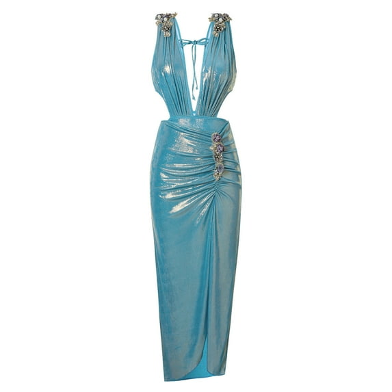 Ynynloco Women's One Piece Swimsuit with Cover up Set Sleeveless Deep V Neck Bikini Sets Sexy Bathing Suit