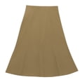 thumbnail image 1 of Ynynloco Women's Umbrella Long Skirts A-Line Spring Summer Solid Color Commute Party Office Midi Skirt, 1 of 8