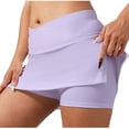 thumbnail image 1 of Ynynloco Womens Tennis Skirt High Waisted Golf Skort with 2 Pockets Stretchy Athletic Skirts Trendy Summer Gym Clothes, 1 of 5